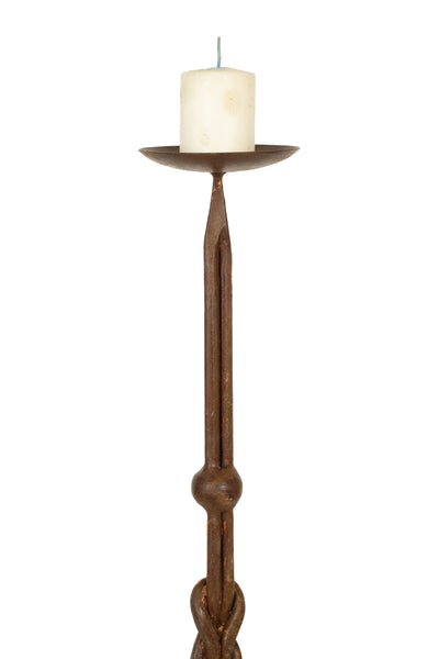 Biscottini CANDELIERE IN FERRO BATTUTO LAVORATO A MANO L19XPR19XH64 mano, finitura