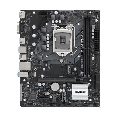 ASROCK H410M-H/M.2 SE - MAINBOARD MICRO ATX - DDR4 - SOCKET 1200 (90-MXBMU0-A0UAYZ)