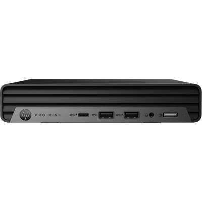 Personal Computer HP Pro Mini 400 - Cpu Intel Core i5-13500T - Ram 16 Gb - Hd 512 Gb SSD - USB 2.0 - Ethernet - 1x Audio uscita cuffia+mic - Windows 11 Pro - Nero
