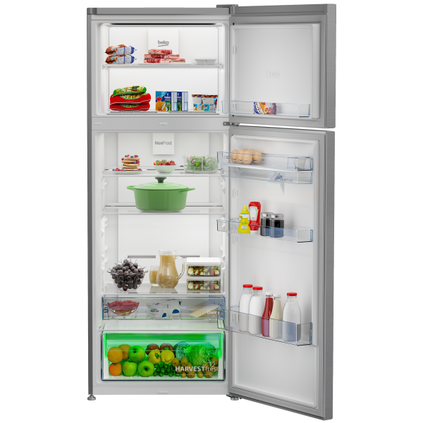 Beko Frigo Doppia Porta Total Nofrost 455lt E 70cm Inox Rdne455e40dxbn