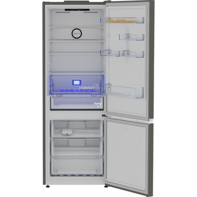 Beko Frigo Combinato Total Nofrost 561lt E 70cm Grigio B3rcne564hg