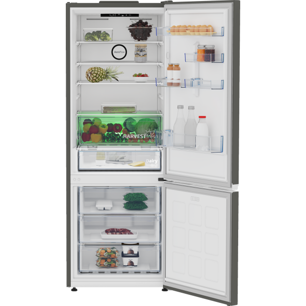 Beko Frigo Combinato Total Nofrost 561lt E 70cm Grigio B3rcne564hg