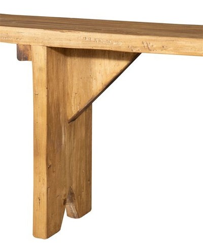 Biscottini PANCA IN LEGNO MASSELLO DI TIGLIO FINITURA NATURALE MADE IN ITALY realizzata