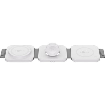 Caricatore Qi Wireless Caricabatterie 3in1 Stazione di Ricarica Pieghevole 15W