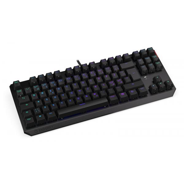 ENDORFY Thock tastiera Gaming USB Nordic Nero (Endorfy Thock TKL Nordic, Brown)