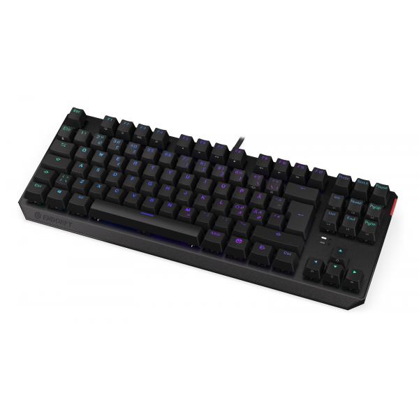 ENDORFY Thock tastiera Gaming USB Nordic Nero (Endorfy Thock TKL Nordic, Brown)