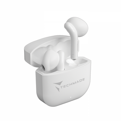 AURICOLARI WIRELESS TECHMADE TM-XM201-WH BIANCO