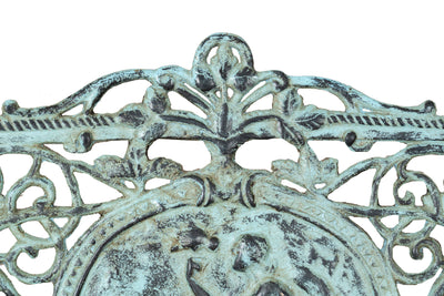 Biscottini Panchina Liberty in ghisa finitura anticata Molto robusta, stabile Offerta