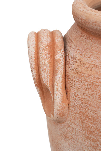Biscottini PORTAOMBRELLI ANFORA/ORCIO CON MANICI IN TERRACOTTA FATTO A MANO SUL TORNIO PER PIANTE E FIORI L36XPR34XH46 CM