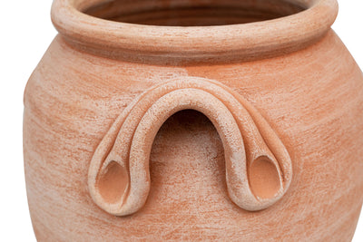 Biscottini PORTAOMBRELLI ANFORA/ORCIO CON MANICI IN TERRACOTTA FATTO A MANO SUL TORNIO PER PIANTE E FIORI L36XPR34XH46 CM