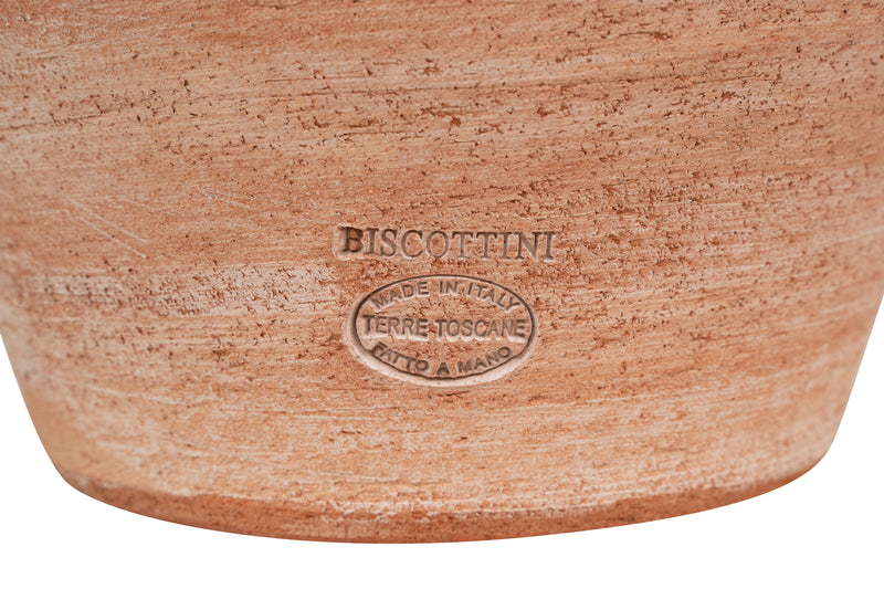 Biscottini PORTAOMBRELLI ANFORA/ORCIO CON MANICI IN TERRACOTTA FATTO A MANO SUL TORNIO PER PIANTE E FIORI L36XPR34XH46 CM