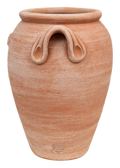 Biscottini PORTAOMBRELLI ANFORA/ORCIO CON MANICI IN TERRACOTTA FATTO A MANO SUL TORNIO PER PIANTE E FIORI L36XPR34XH46 CM