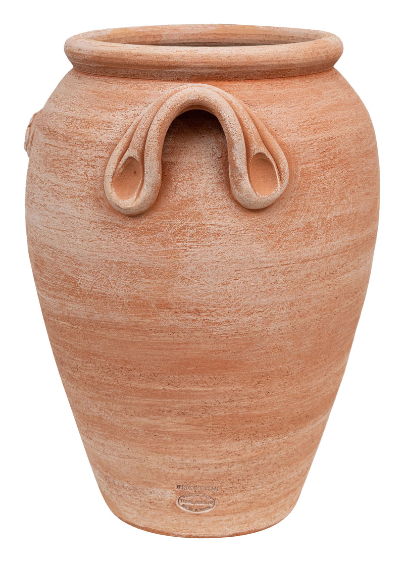 Biscottini PORTAOMBRELLI ANFORA/ORCIO CON MANICI IN TERRACOTTA FATTO A MANO SUL TORNIO PER PIANTE E FIORI L36XPR34XH46 CM