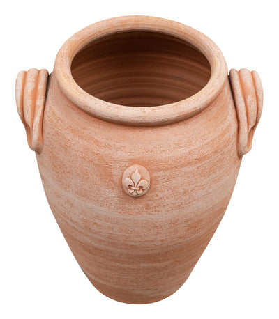 Biscottini PORTAOMBRELLI ANFORA/ORCIO CON MANICI IN TERRACOTTA FATTO A MANO SUL TORNIO PER PIANTE E FIORI L36XPR34XH46 CM