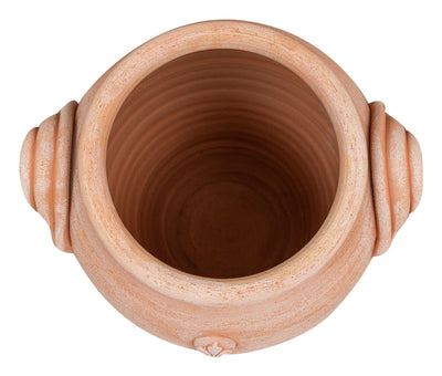 Biscottini PORTAOMBRELLI ANFORA/ORCIO CON MANICI IN TERRACOTTA FATTO A MANO SUL TORNIO PER PIANTE E FIORI L36XPR34XH46 CM
