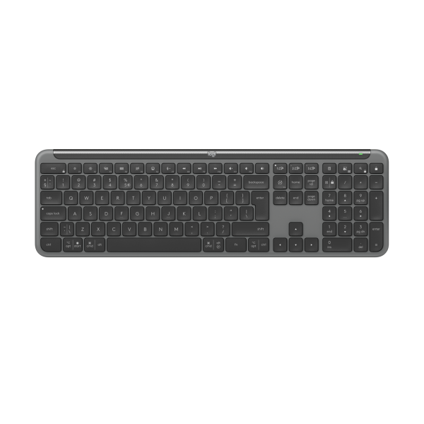 Logitech K950 Signature Slim tastiera Ufficio RF senza fili + Bluetooth QWERTY US International Grafite