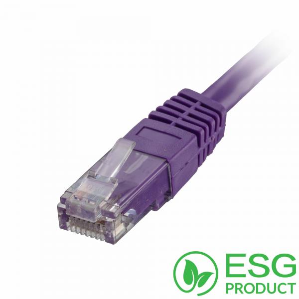 Cablenet 67-7010B cavo di rete Viola 1 m Cat5e U/UTP [UTP] (CNL 100PK 1M C5e Vi UTP PVC 26AWG FMB)