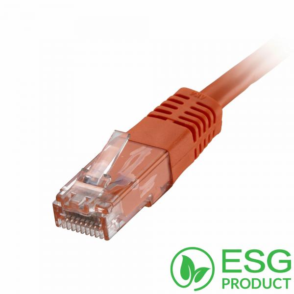 Cablenet 67-9010B cavo di rete Arancione 1 m Cat5e U/UTP [UTP] (CNL 100PK 1M C5e Or UTP PVC 26AWG FMB)