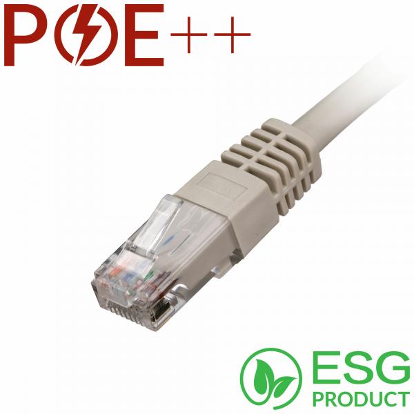 Cablenet 60-1003B cavo di rete Grigio 0,3 m Cat6 U/UTP [UTP] (CNL 100PK 0.3M C6 Gy UTP PVC 24AWG FMB)