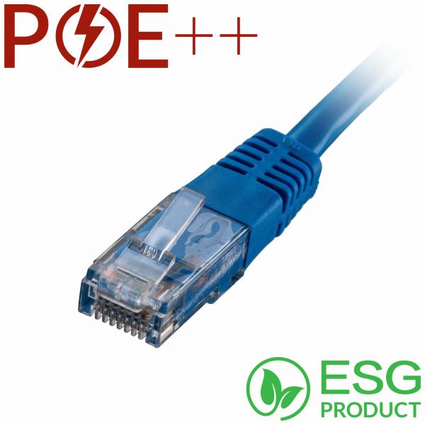 Cablenet 60-4003B cavo di rete Blu 0,3 m Cat6 U/UTP [UTP] (CNL 100PK 0.3M C6 Bl UTP PVC 24AWG FMB)