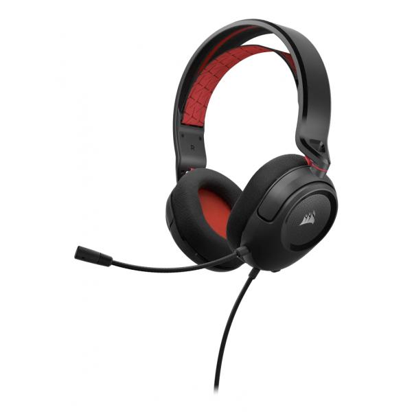 Cuffie Stereo - CORSAIR - HS35 V2 - Rosse, Multipiattaforma