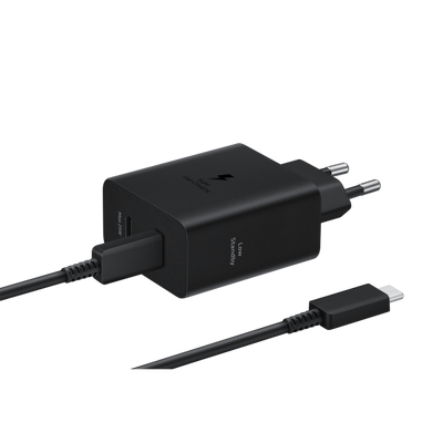 CARICABATTERIA DA RETE SAMSUNG SUPER FAST CHARGING 50W USB-C EP-T5020XBE BLACK