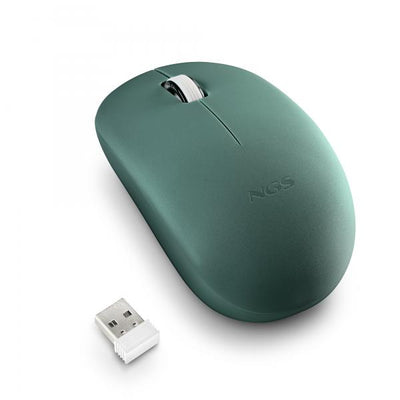 NGS Mouse Wireless Fog Pro 1000dpi 2tasti Green