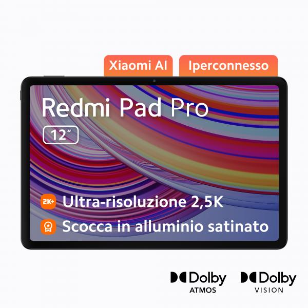 Xiaomi Redmi Pad Pro 12.1" 6+128GB WiFi Graphite Gray ITA