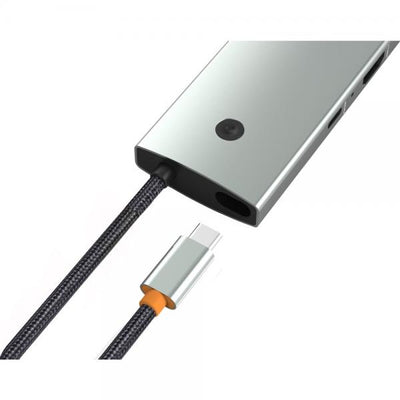 Docking Station Multifunzione Hub USB-C 6 in 1 con interruttore