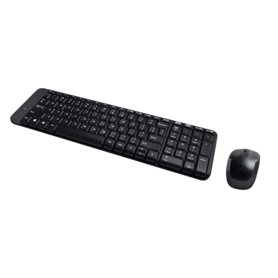 Logitech MK220 tastiera RF Wireless QWERTY International EER Nero