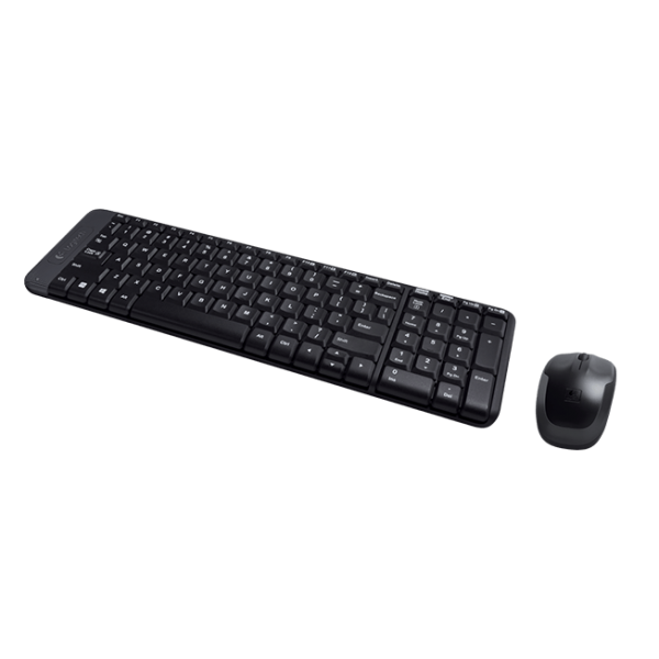 Logitech MK220 tastiera RF Wireless QWERTY International EER Nero