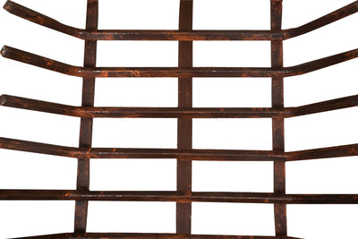 Biscottini Braciere in ferro battuto lavorato a mano L98XPR59XH90 cm Comodo pratico