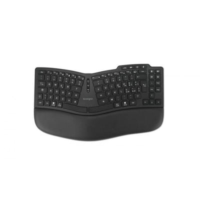 Kb675 Pro Fit Ergo Tastiera Ergonomica Wireless Dual Mode Rf 2.4ghz + Bluetooth + Usb Layout Italiano Qwerty Nero