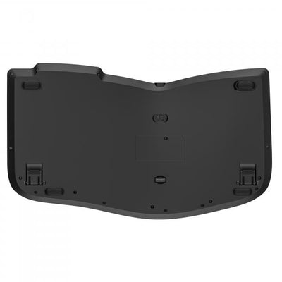 Kensington Pro Fit Ergo KB675 EQ TKL tastiera Casa/ufficio USB + RF Wireless + Bluetooth QWERTY Inglese UK Nero (KENSINGTON KB675 TKL - ERGO KEYBOARD - UK) - Versione UK