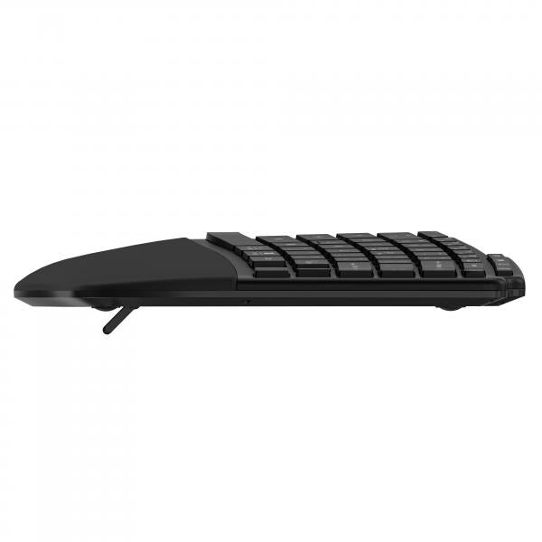 Kensington Pro Fit Ergo KB675 EQ TKL tastiera Casa/ufficio USB + RF Wireless + Bluetooth QWERTY Inglese UK Nero (KENSINGTON KB675 TKL - ERGO KEYBOARD - UK) - Versione UK