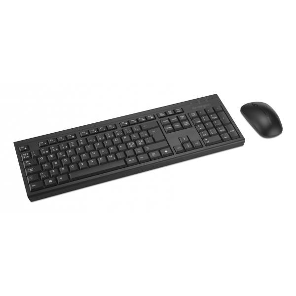 Kensington Set per desktop ricaricabile KM270 EQ - Wireless (KM270 EQ Desktop Set - [Keyboard & Mouse] - Pan - Nordic - Warranty: 24M)