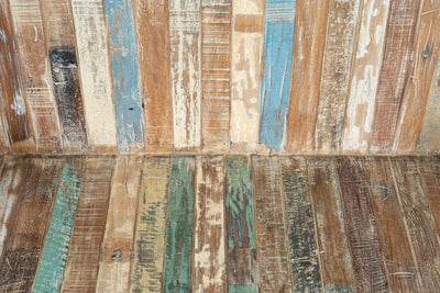 Biscottini Panchina in legno di teak riciclato dimensioni larghezza profondità Offerta