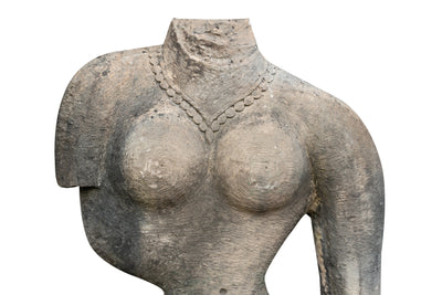 Biscottini Statua corpo di donna in pietra raffigurante larghezza profondità Offerta