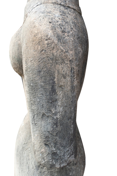 Biscottini Statua corpo di donna in pietra raffigurante larghezza profondità Offerta