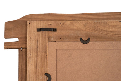 Biscottini Specchio da parete in legno massello Specchiera vecchio riciclato Offerta