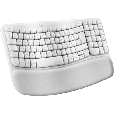 Logitech Wave Keys for Mac tastiera Casa/ufficio Bluetooth QWERTZ Tedesco Bianco