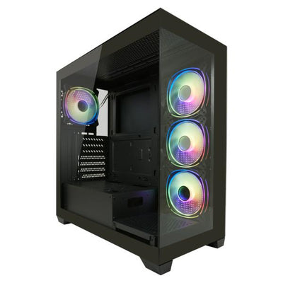 LC-Power LC-715B-ON computer case Midi Tower Nero (Geh?use MidiTower 715B black USB3.2/Au)
