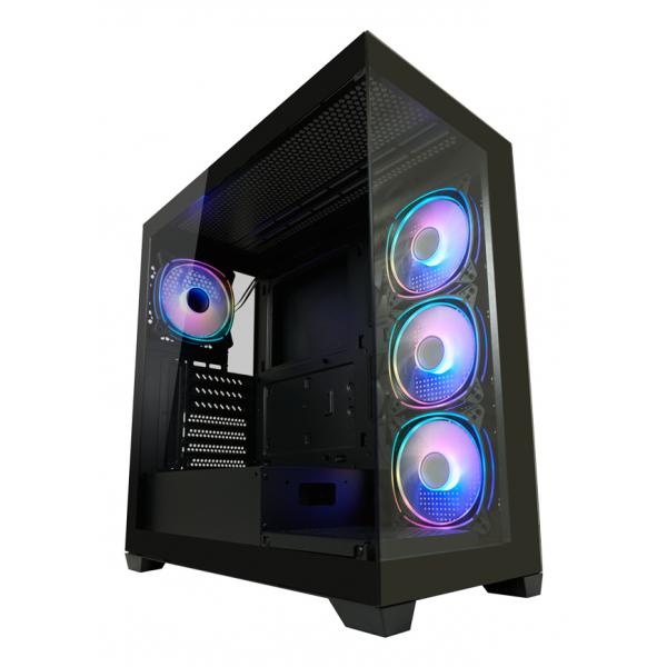 LC-Power LC-715B-ON computer case Midi Tower Nero (Geh?use MidiTower 715B black USB3.2/Au)