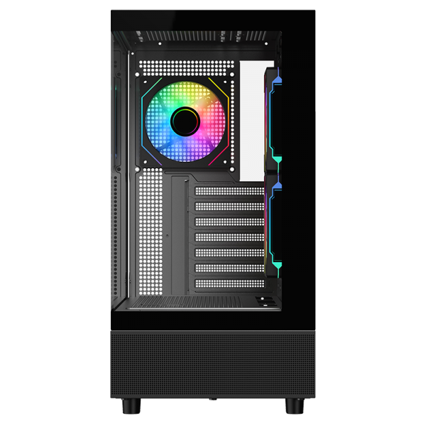 Case SHOWBUI 42B - Gaming Tower- ATX- 3x12cm ARGB fan- 2xUSB3- Type-C- Side & Front Panel Temp Glass