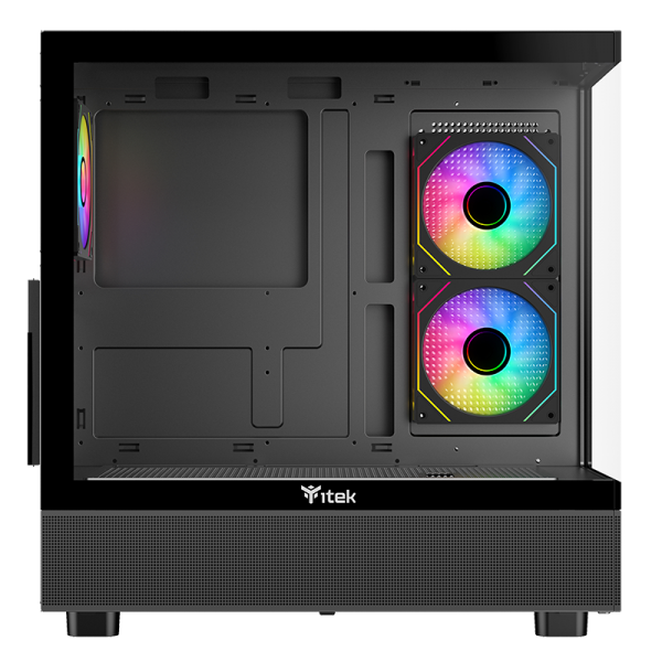 Case SHowbui 42B Tower / Micro-ATX / Mini-ITX 2 Porte USB 3.2 Gen 1 Colore Nero