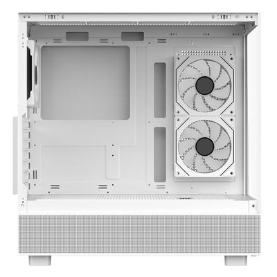 Case SHOWBUI 42W - Gaming Tower- ATX- 3x12cm ARGB fan- 2xUSB3- Type-C- Side & Front Panel Temp Glass- White Edition