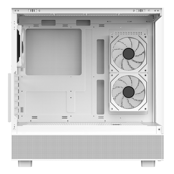 Case SHOWBUI 42W - Gaming Tower- ATX- 3x12cm ARGB fan- 2xUSB3- Type-C- Side & Front Panel Temp Glass- White Edition