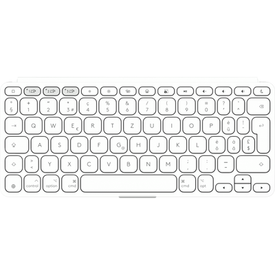 Logitech 920-012965 tastiera Universale Bluetooth QWERTZ Tedesco Bianco