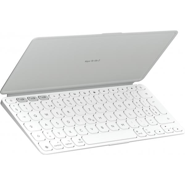 Logitech 920-012965 tastiera Universale Bluetooth QWERTZ Tedesco Bianco