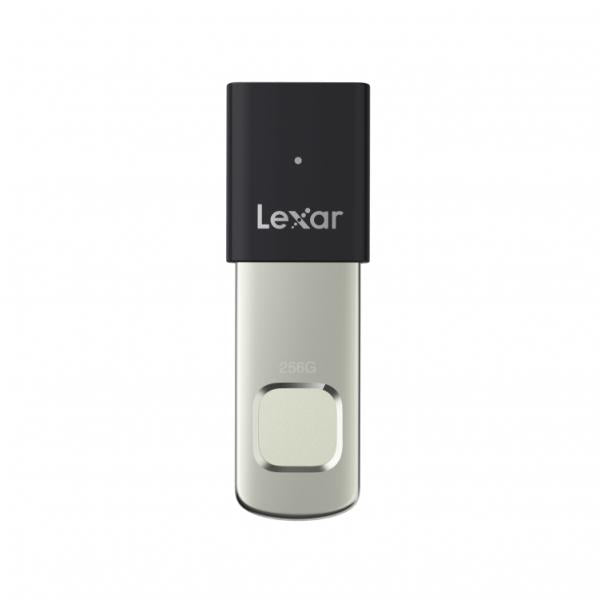 Lexar JumpDrive LJDF35P256G-RNBNG unità flash USB 256 GB USB tipo A 3.2 Gen 1 [3.1 Gen 1] Nero, Argento (Lexar F35 Pro Fingerprint USB key 256GB)